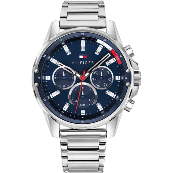 Reloj Tommy Hilfiger Hombre Acero 1791788 - Fondo Azul
