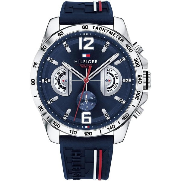 Reloj Tommy Hilfiger Hombre Silicona 1791476 - Fondo Azul