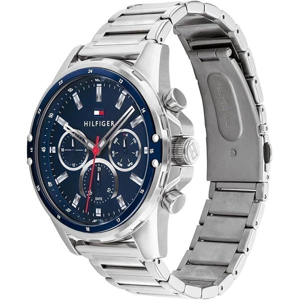 Reloj Tommy Hilfiger Hombre Acero 1791788 - Fondo Azul