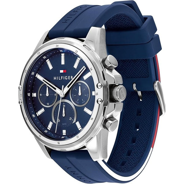 Reloj Tommy Hilfiger Hombre Silicona 1791791 - Fondo Azul