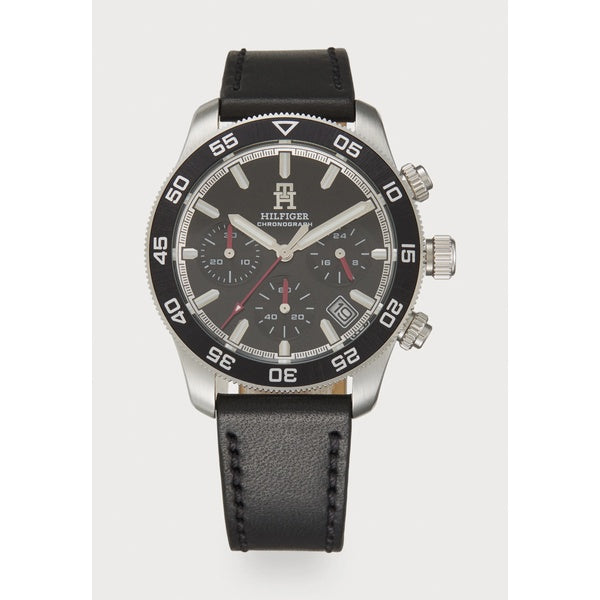 Reloj Tommy Hilfiger Hombre Cuero 1792162 - Fondo Negro