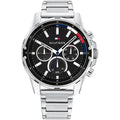 Reloj Tommy Hilfiger Hombre Acero 1791936 - Fondo Negro