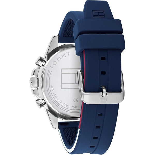 Reloj Tommy Hilfiger Hombre Silicona 1791791 - Fondo Azul
