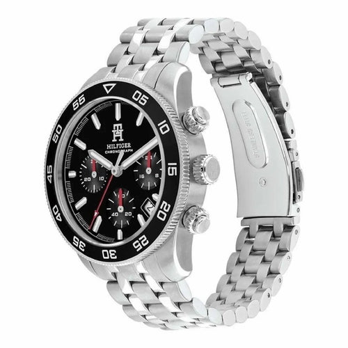Reloj Tommy Hilfiger Hombre Acero 1792156 - Fondo Negro