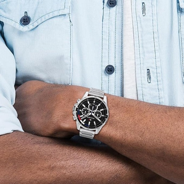 Reloj Tommy Hilfiger Hombre Acero 1791936 - Fondo Negro