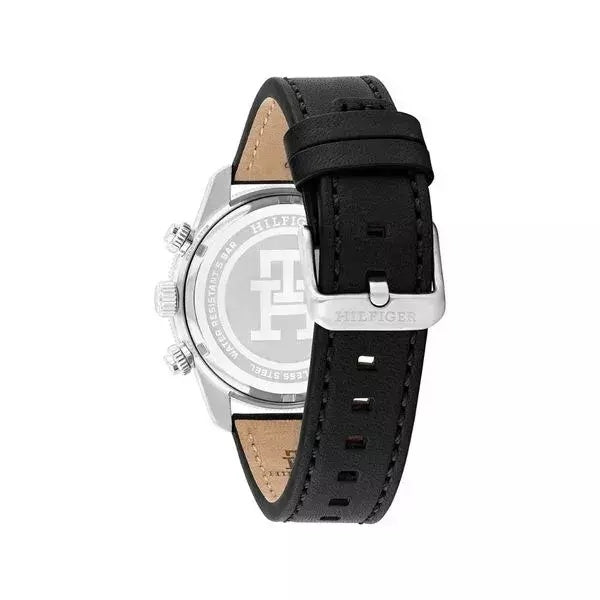 Reloj Tommy Hilfiger Hombre Cuero 1792162 - Fondo Negro
