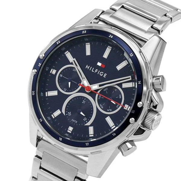 Reloj Tommy Hilfiger Hombre Acero 1791788 - Fondo Azul