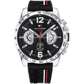 Reloj Tommy Hilfiger Hombre Silicona 1791473 - Fondo Negro